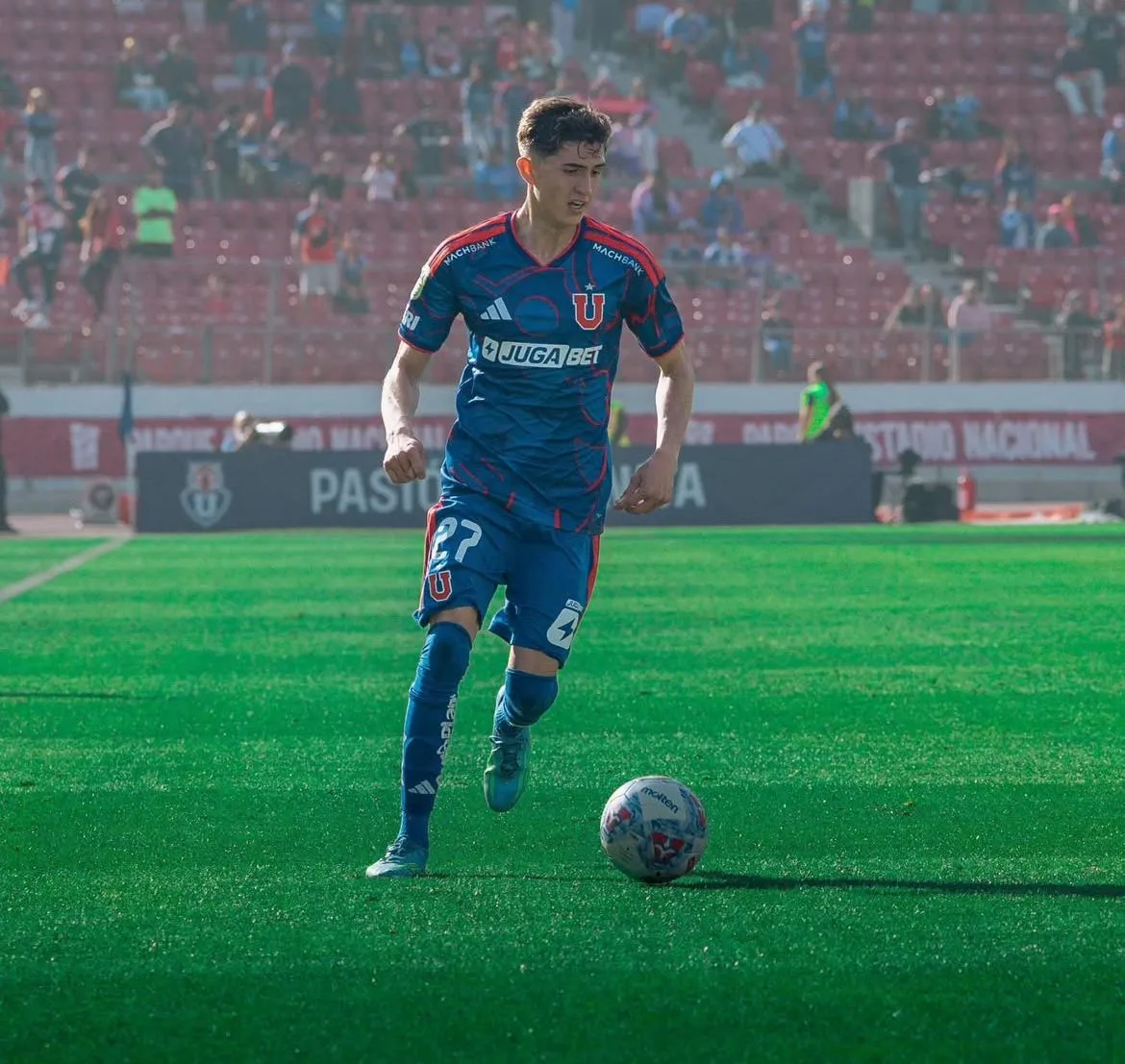 Andrés Bolaño se estrenó en la U en el compromiso ante Audax Italiano. Foto: U de Chile.