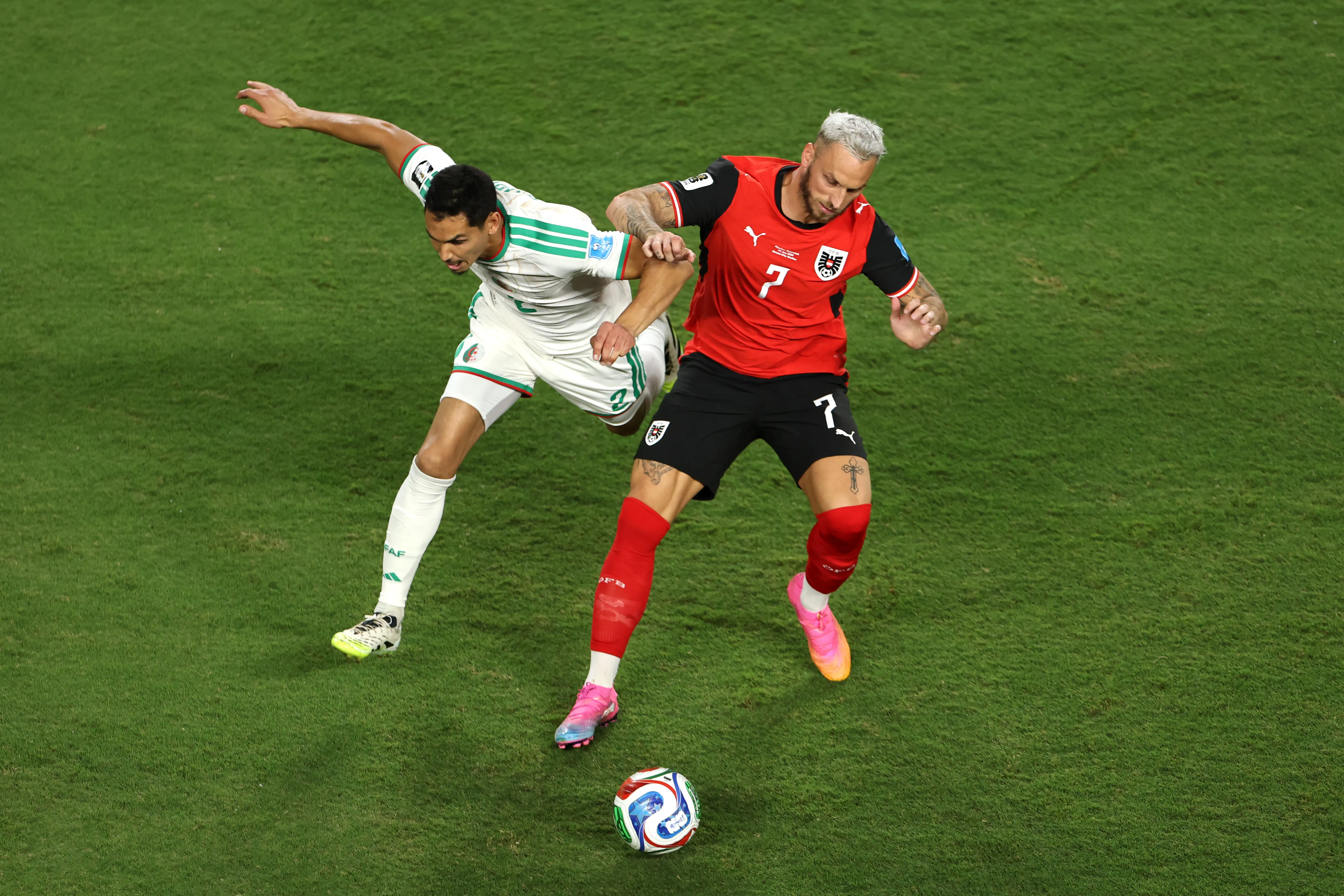 Austria y Argelia definen al segundo lugar del grupo en el Mundial 2026. (Photo by Francois Nel/Getty Images)