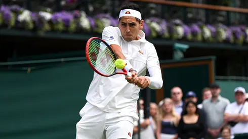Alejandro Tabilo en Wimbledon.