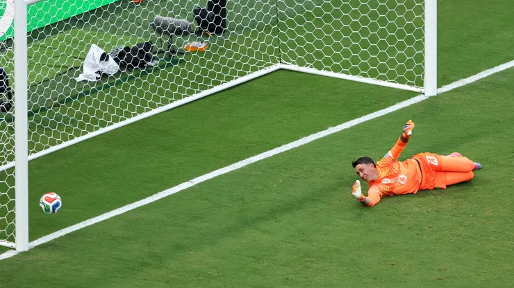 Fernando Muslera y su error ante España en el Mundial.