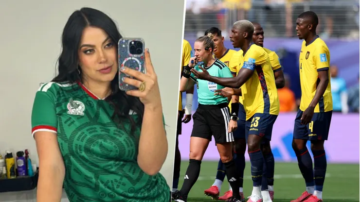 Ana Valero "informó" sobre la ubicación del plantel de Ecuador y desató incidentes en la concentración de la "Tri"