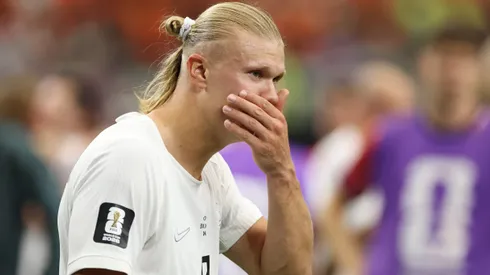 Erling Haaland anotó el gol del triunfo y se llevó una emoción gigantesca por la victoria.