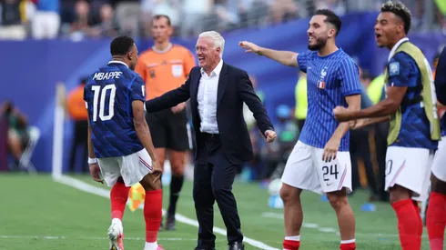 Mbappé puso el 1-0 para Francia.