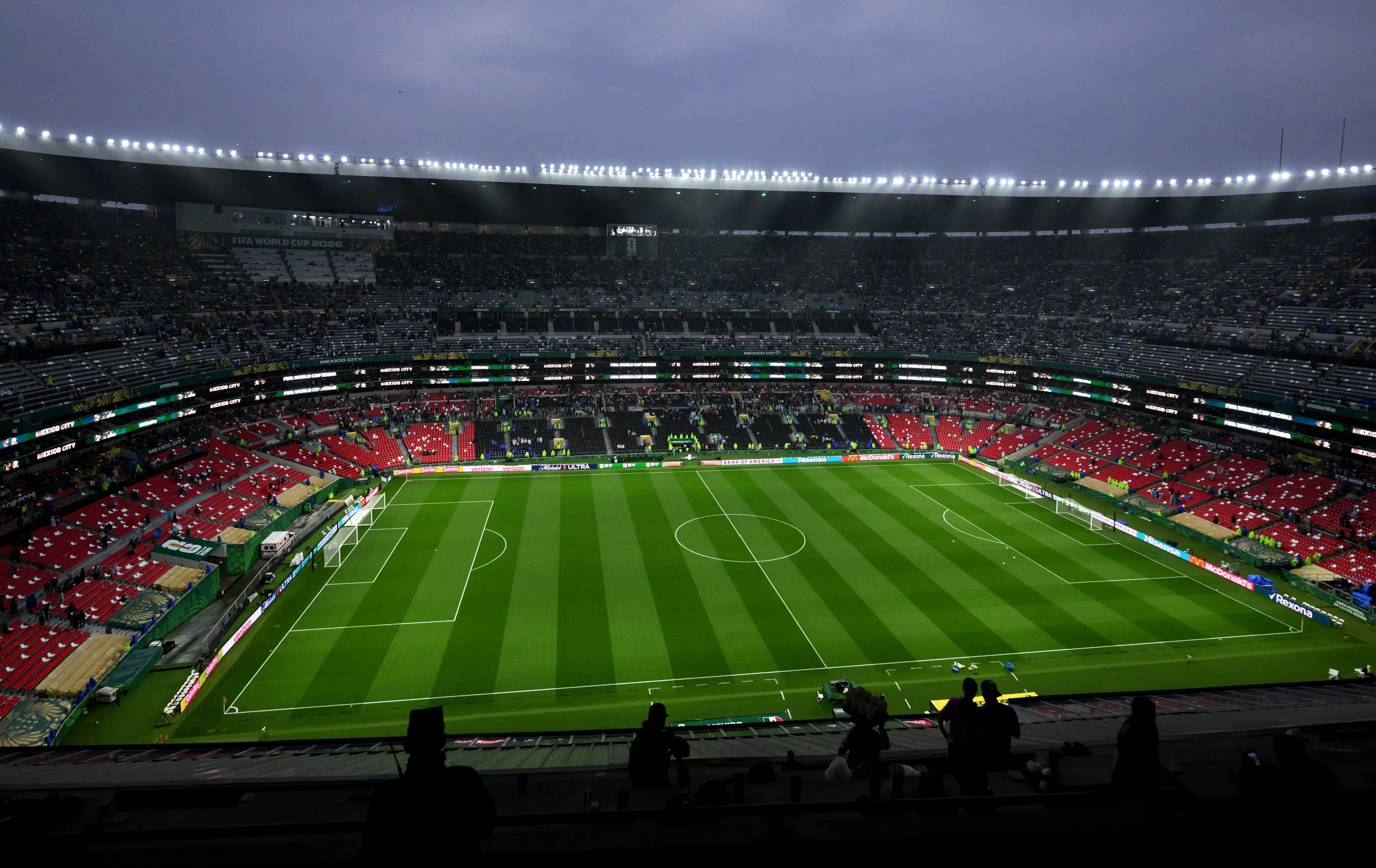 MEXICO CITY, MEXICO – JUNE 30: General view inside the stadium before the FIFA World Cup 2026 Round Of 32 match between Mexico and Ecuador at Mexico City Stadium on June 30, 2026 in Mexico City, Mexico. (Photo by David Ramos/Getty Images)