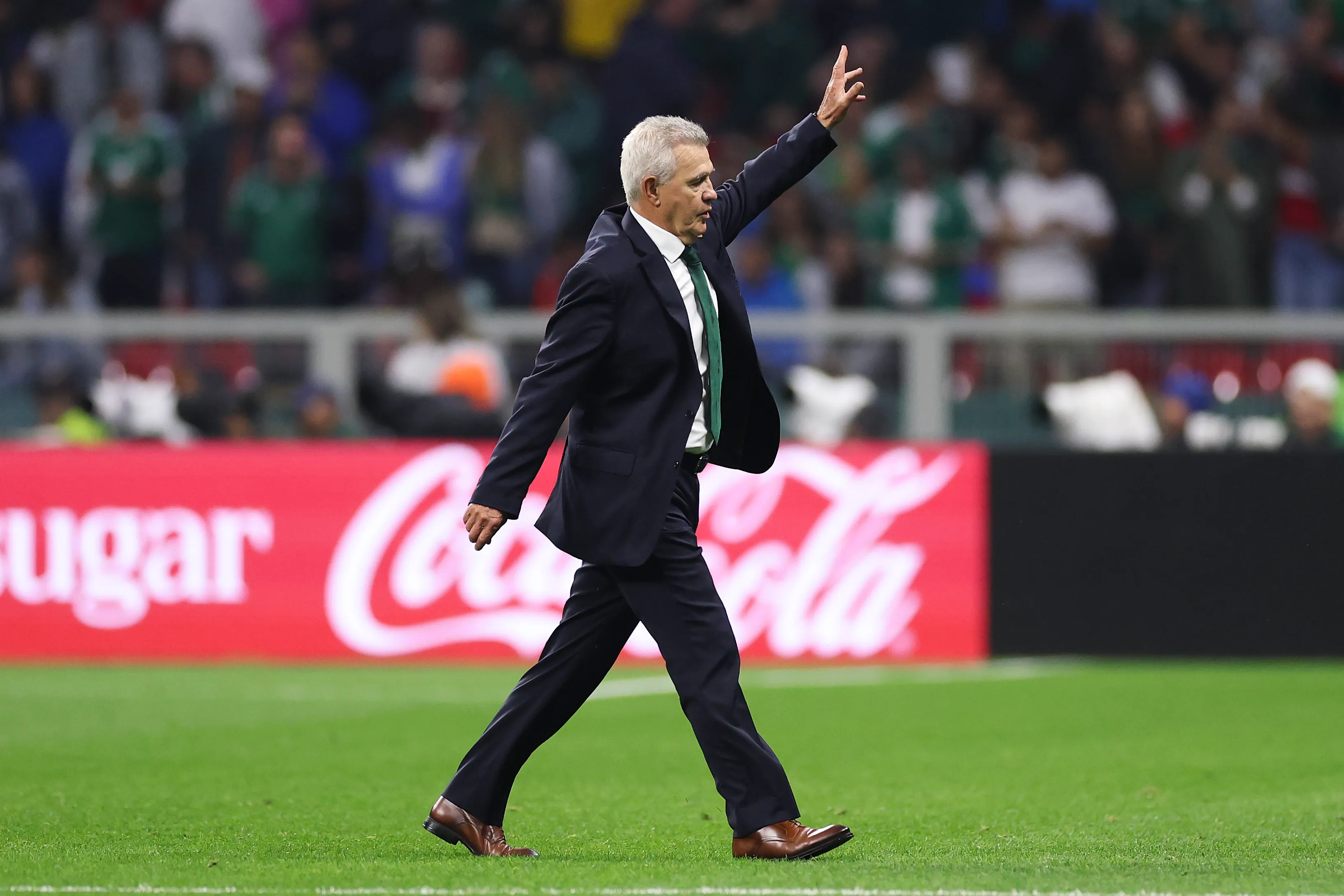 El Vasco Aguirre, un icónico entrenador mexicano, valoró esta victoria como la mejor de su carrera. (Kevin C. Cox/Getty Images).