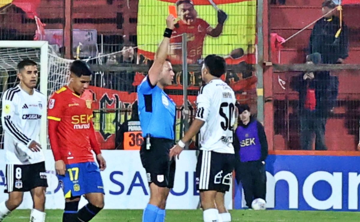 Felipe Raipán recibe duro castigo tras ser expulsado en el Colo Colo vs Unión Española por Copa Chile