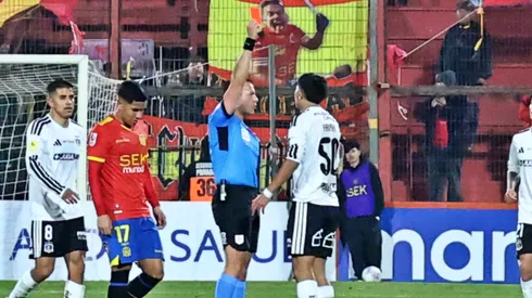 Raipán vio su primera roja como jugador profesional.