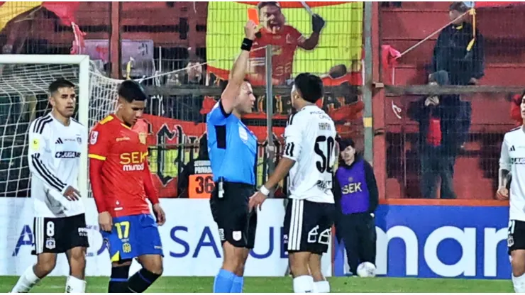 Raipán vio su primera roja como jugador profesional.
