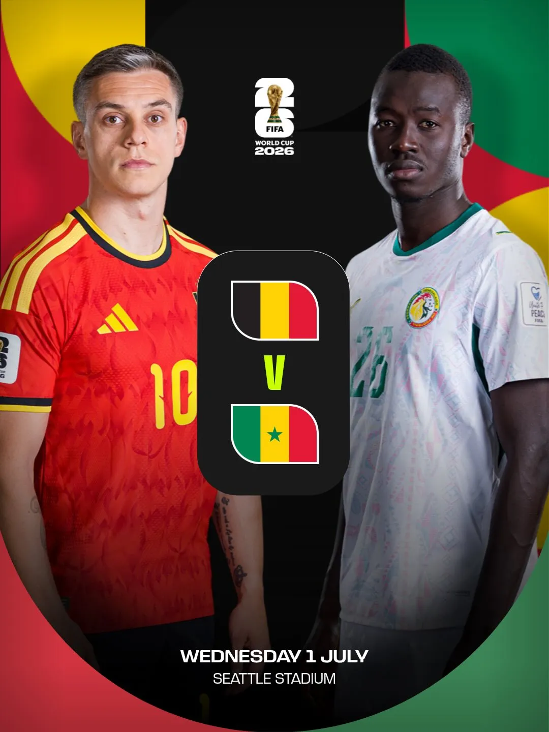 Bélgica vs Senegal promete ser uno de los partidos más atractivos del Mundial