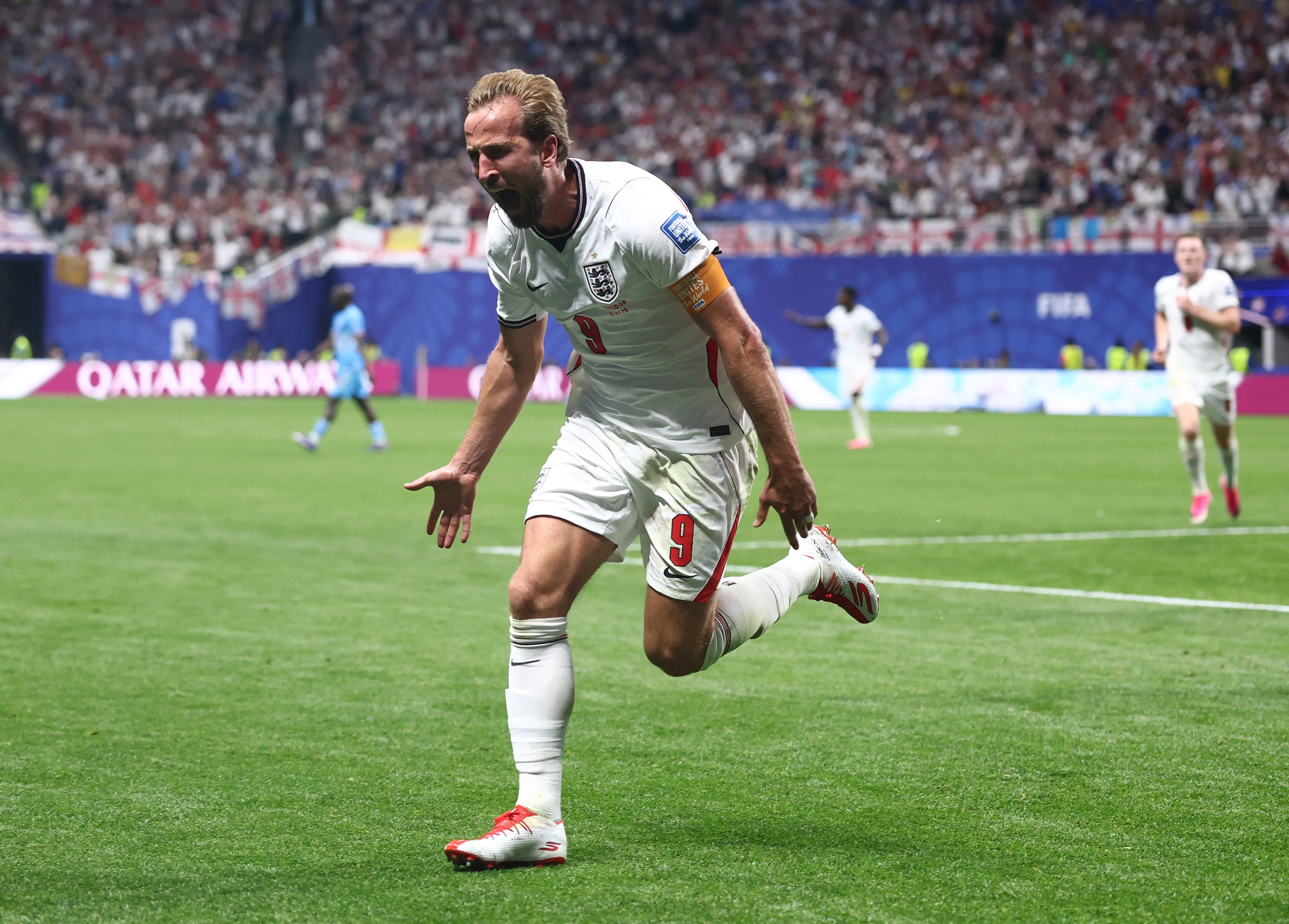 Harry Kane llegó a cinco goles en este Mundial 2026 tras su doblete a RD Congo. | Foto: Getty Images.