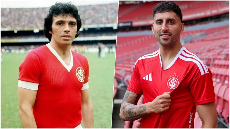 Elías Figueroa, leyenda del Inter de Porto Alegre, bendijo a Guillermo Maripán.