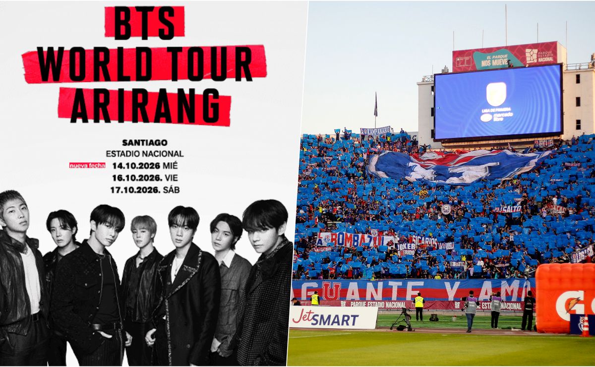 IND no autoriza conciertos de BTS en el Estadio Nacional: citan partidos de la Roja y U. de Chile