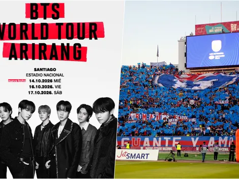 La Roja y la U le ganan a BTS: no van los conciertos en el Nacional