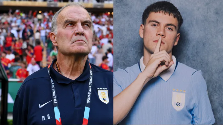 Marcelo Bielsa llamó a Pellistri al Mundial, pero no lo hizo jugar.