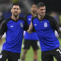 De Paul, el chupamedias de Messi: "Es el mejor de la historia"