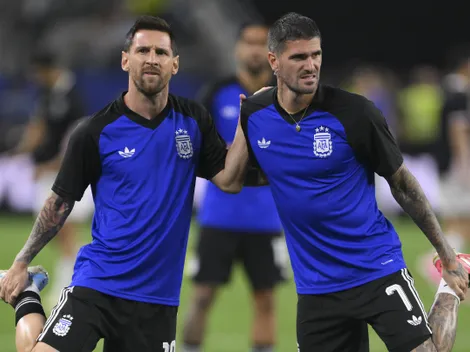De Paul, el chupamedias de Messi: "Es el mejor de la historia"