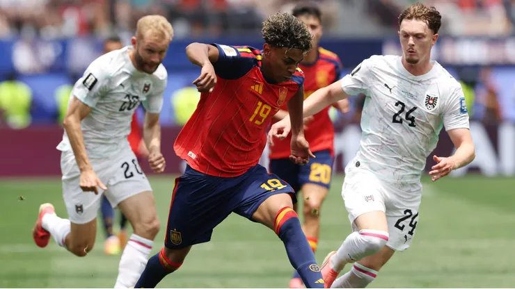 Lamine Yamal brilló en la victoria de España contra Austria en el Mundial 2026.