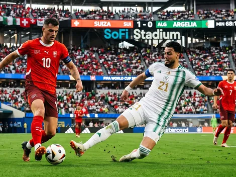 Minuto a minuto: el chileno Rodríguez y Suiza enfrentan a Argelia