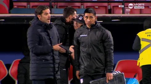 Claudio Díaz se enfrascó en una discusión con Fernando Gago.
