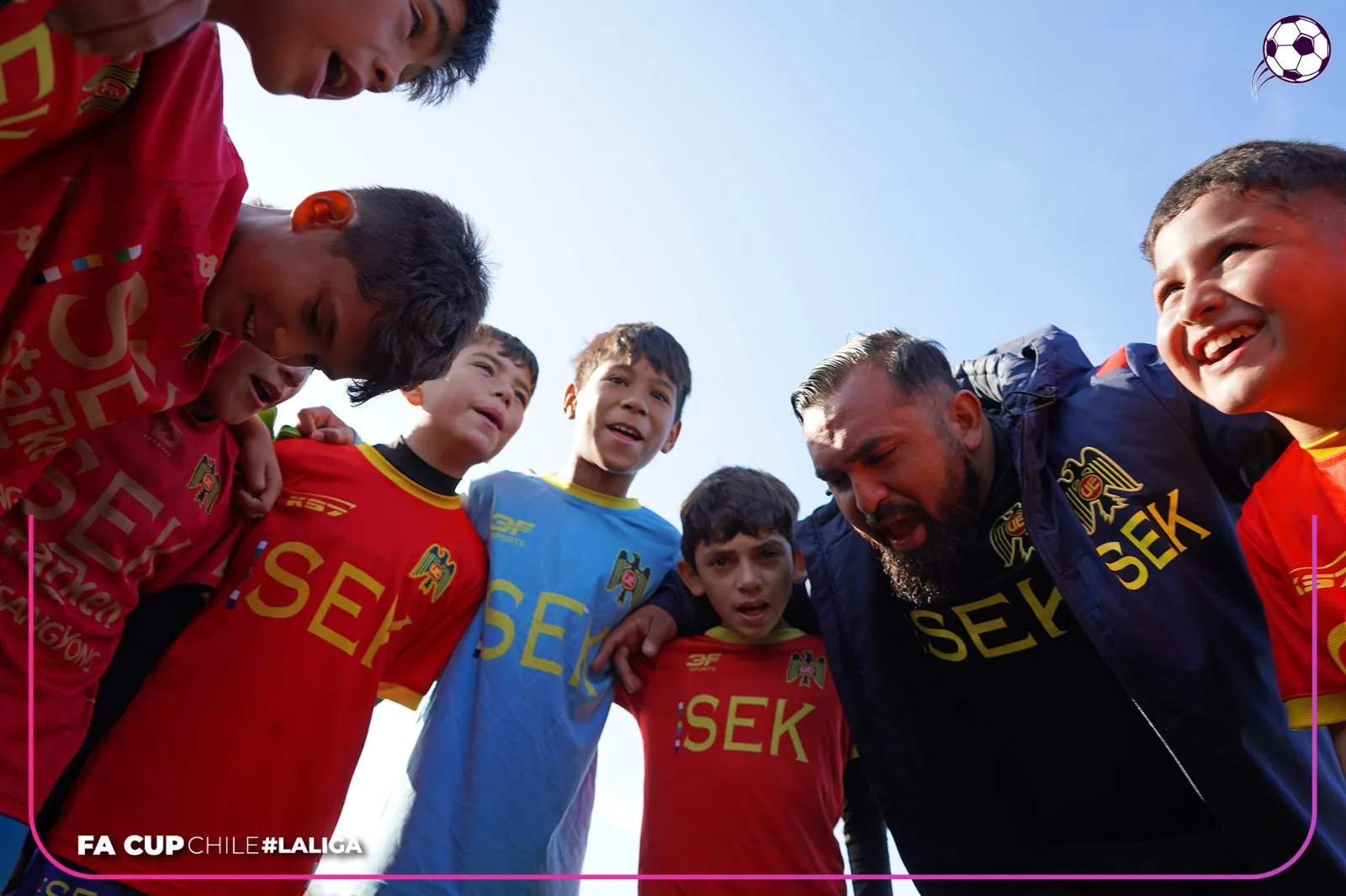 Los niños de Unión Española sueñan con ser campeones
