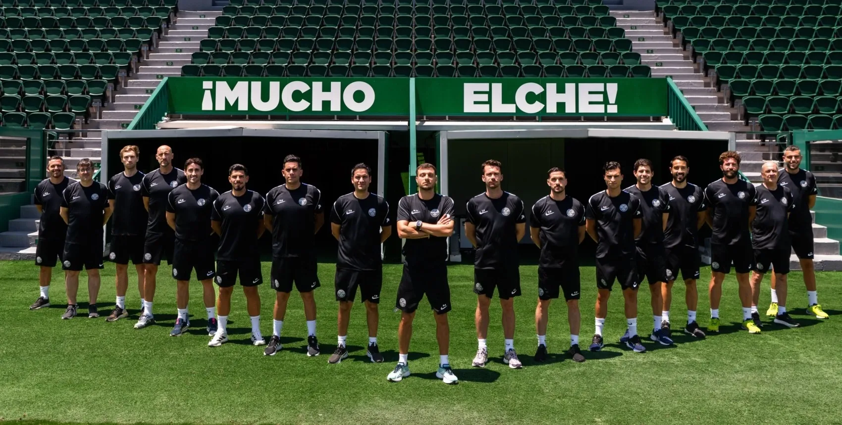 El extenso cuerpo técnico de Martín Anselmi, nuevo DT de Lucas Cepeda en el Elche. | Foto: Elche.