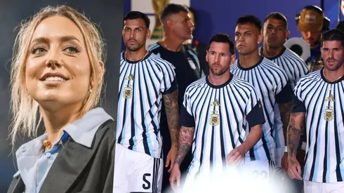 Sofi Martínez trabaja para la TV argentina en este Mundial 2026.