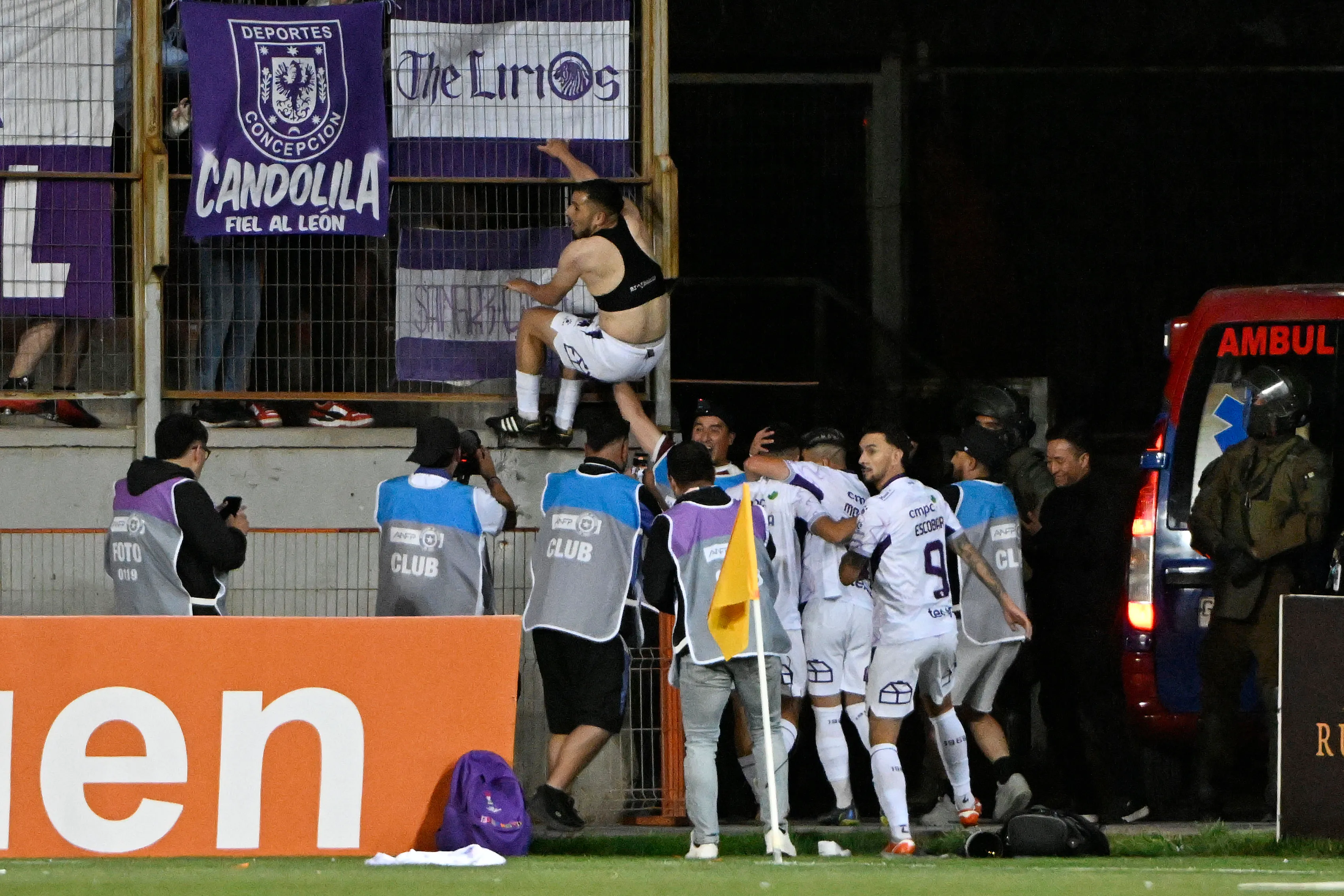 Sepúlveda hizo el gol del ascenso para Concepción. Imagen: Photosport