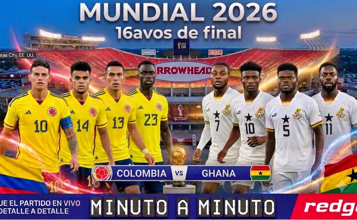 Colombia vs Ghana: Horario, canal y link para ver EN VIVO, ONLINE y GRATIS el último partido de 16avos del Mundial 2026
