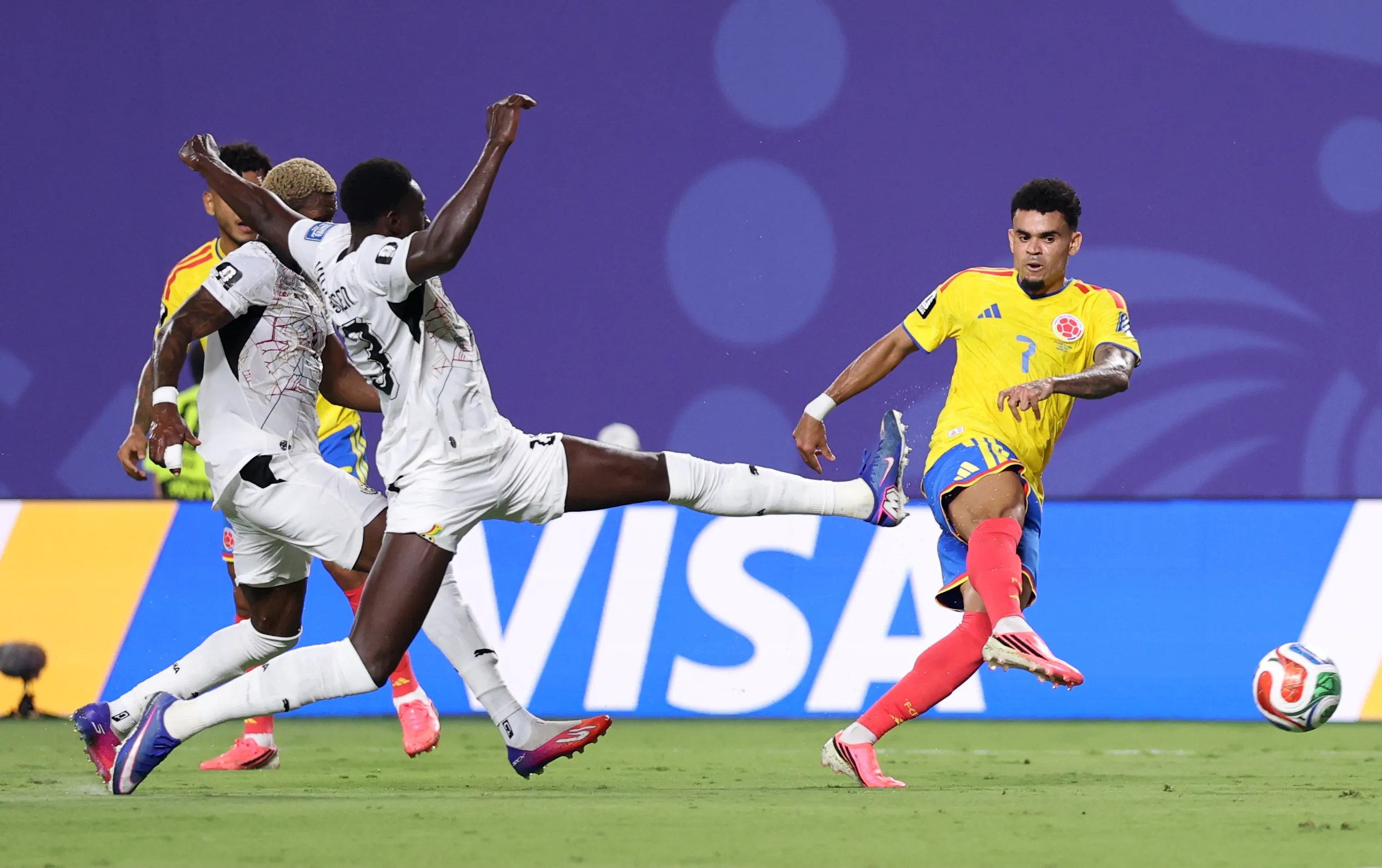 Colombia venció a Ghana y sacó pasajes para los octavos de final del Mundial 2026. | Foto: Getty Images.