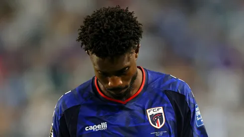 El jugador de Cabo Verde vivió un triste momento tras la eliminación ante Argentina.