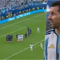 Polémico Mundial de Messi y Argentina: indignación por tiro libre