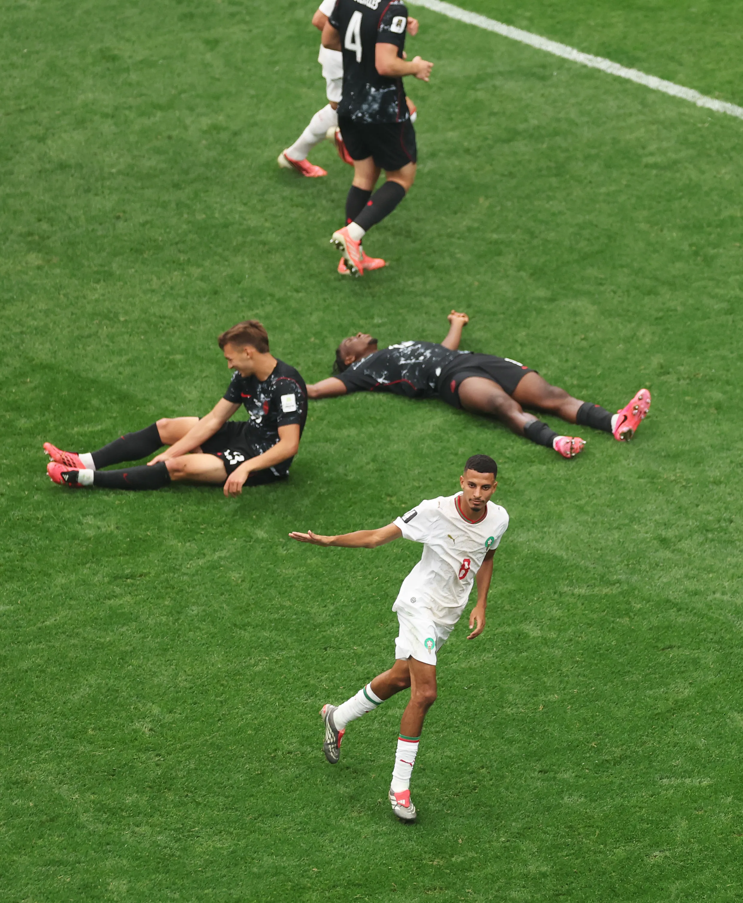 Azzedine Ounahi lideró la clasificación de Marruecos ante Canadá en el Mundial 2026. Foto: Getty Images.