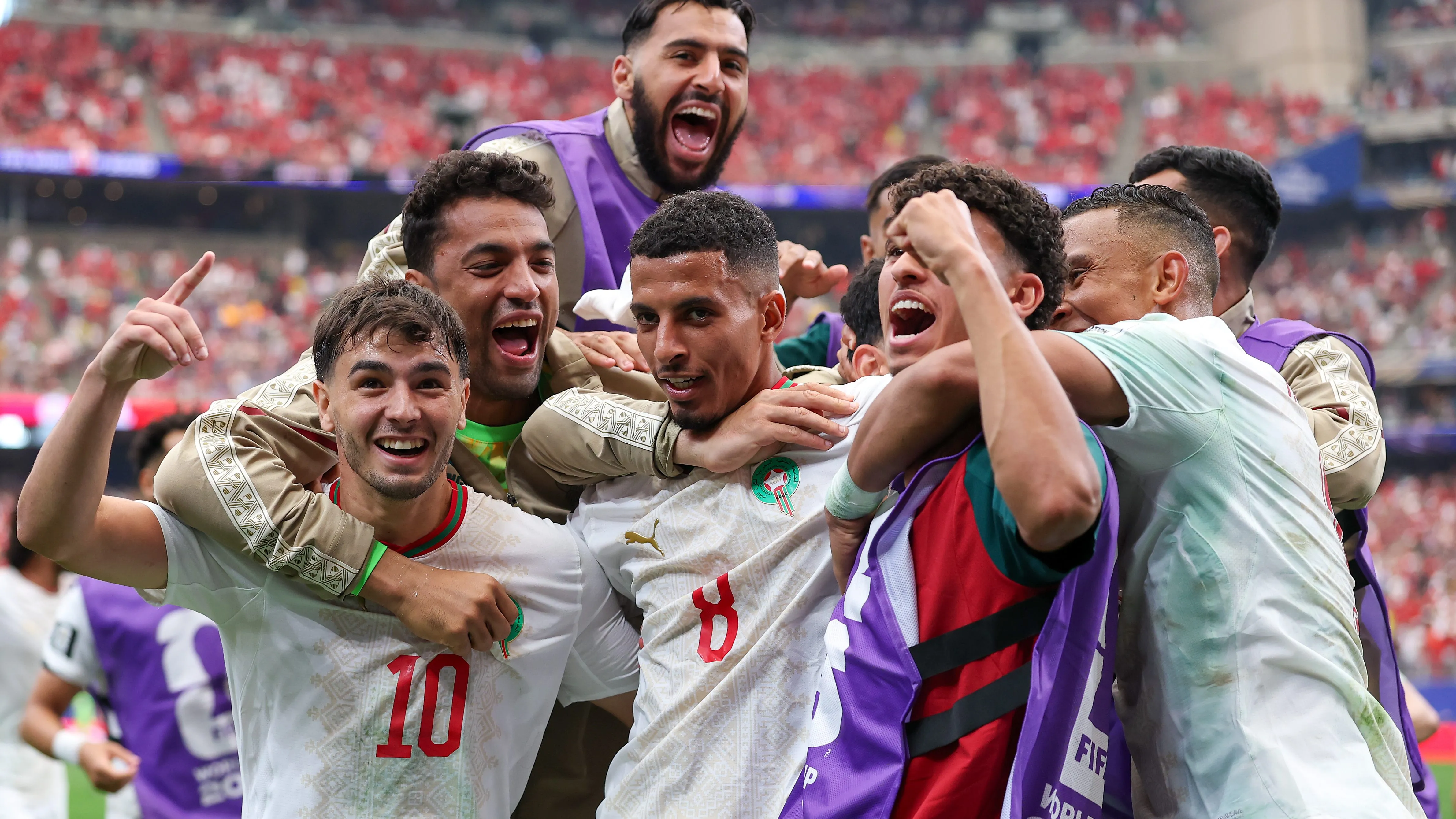 A pesar de que le encanta, Arturo Vidal dejó a Marruecos afuera de las semifinales del Mundial 2026. Foto: Getty Images.