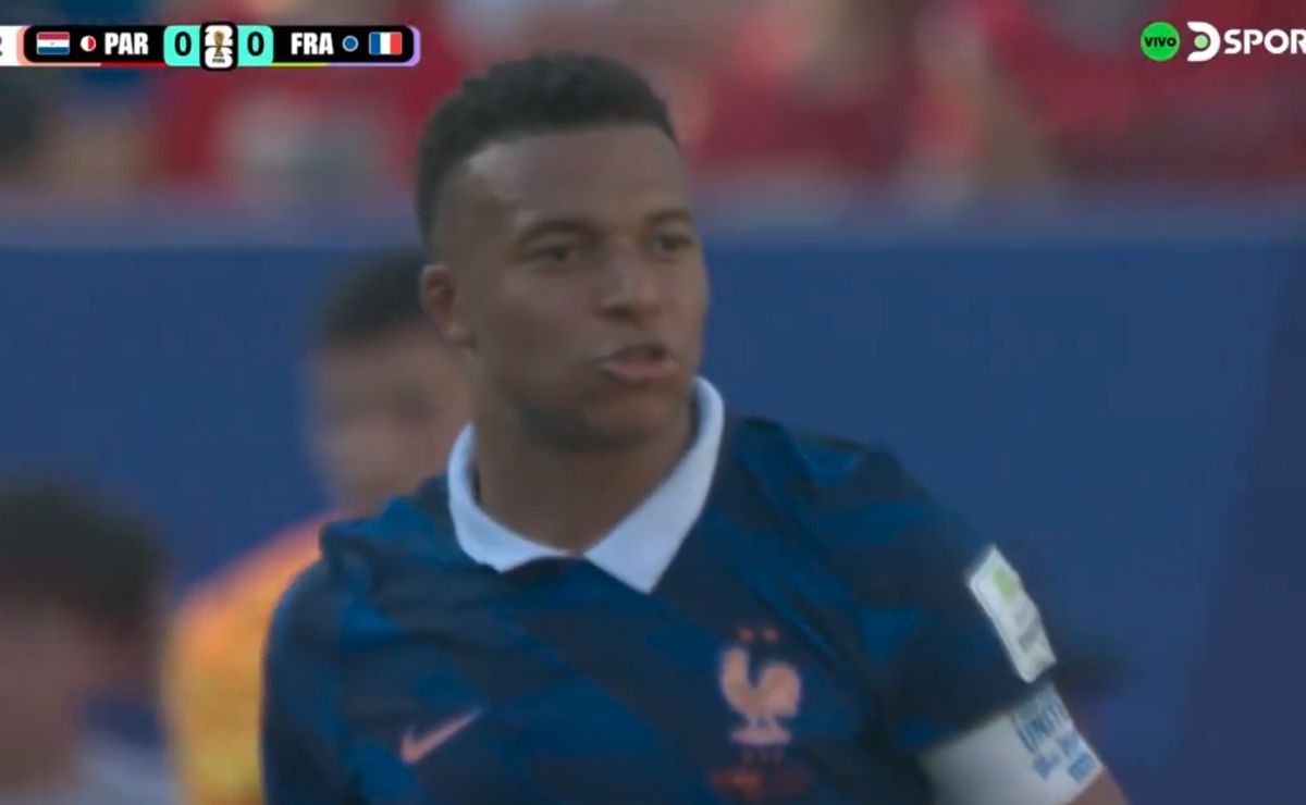 Kylian Mbappé vive caliente partido en el Mundial 2026: insultó en español a jugador de Paraguay