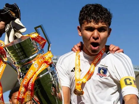 Orgullo del capitán de la Sub 15 de Colo Colo tras ganarle la final a la U