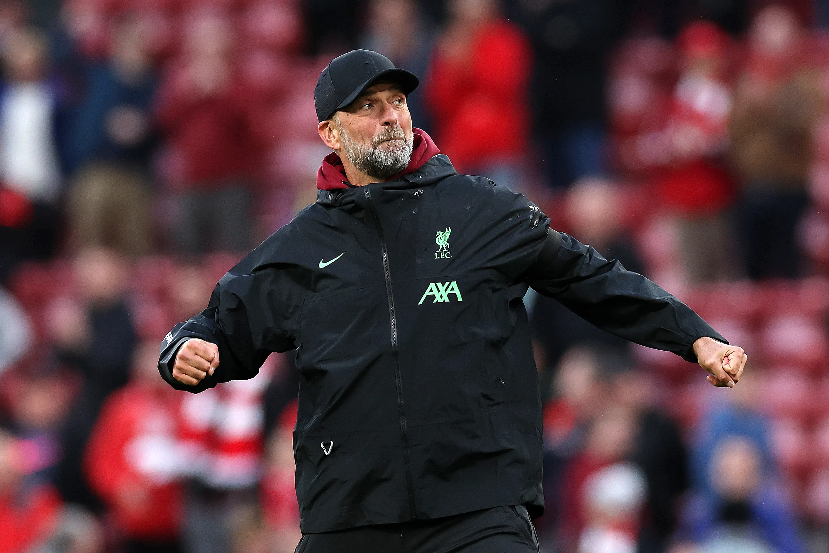 Jürgen Klopp ganó una Premier League, dos Copa de la Liga, una FA Cup, una Community Shield, una Champions League, una Supercopa de la UEFA y un Mundial de Clubes con el Liverpool. ¿Será la selección alemana su próximo destino tras el fracaso en el Mundial 2026? | Foto: Getty Images.