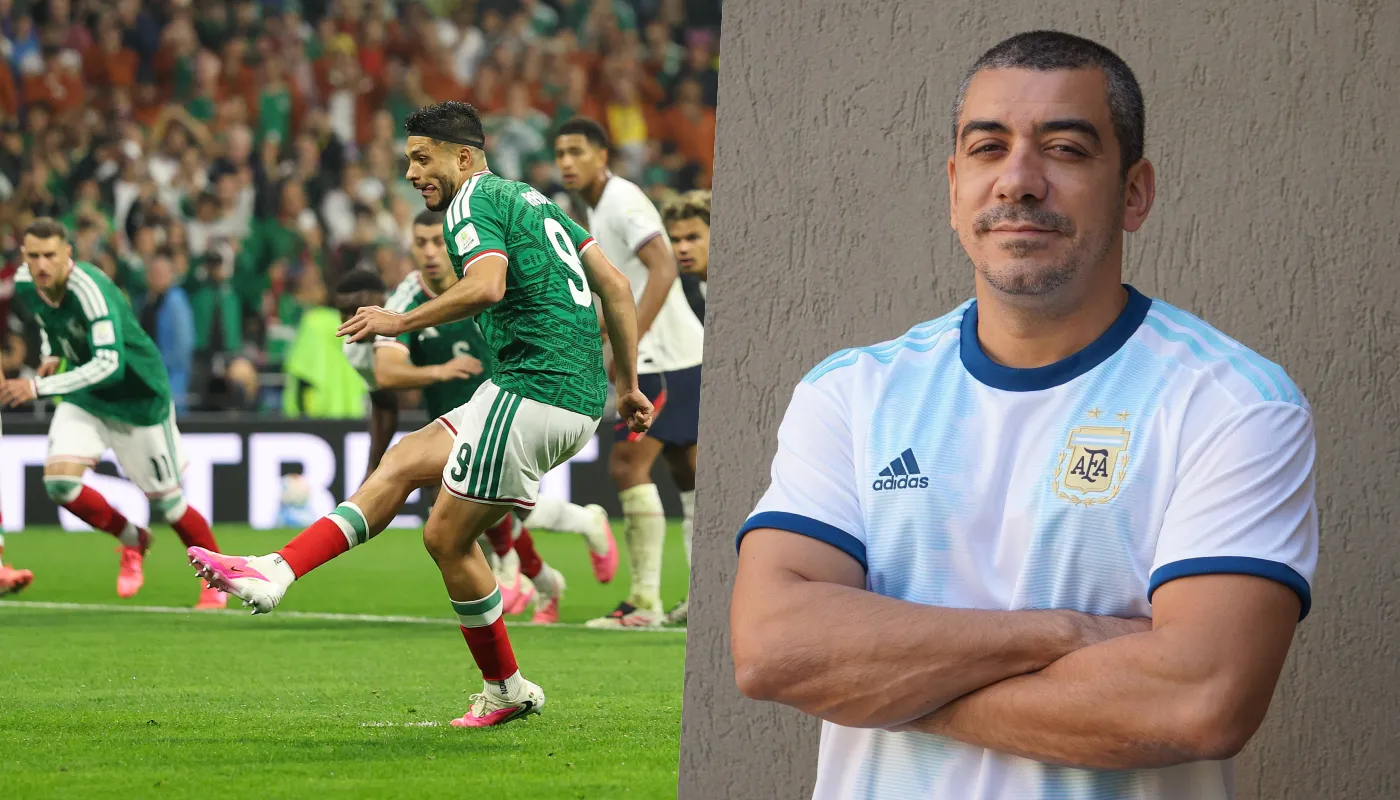 Queijeiro y la jugada de la polémica.