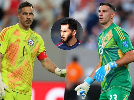 Johnny Herrera no dudó al elegir al mejor entre Bravo y Dibu Martínez