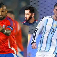 "Por pinta...": Herrera elige al mejor entre Vidal y Rodrigo de Paul