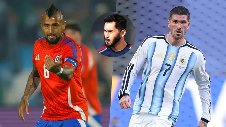 Vidal y De Paul tuvieron un encontrón en 2025.