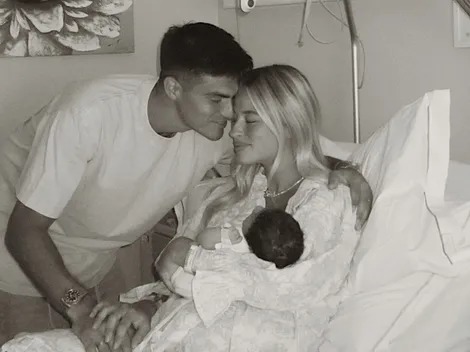 Ex seleccionado de Chile celebra paternidad con influencer italiana