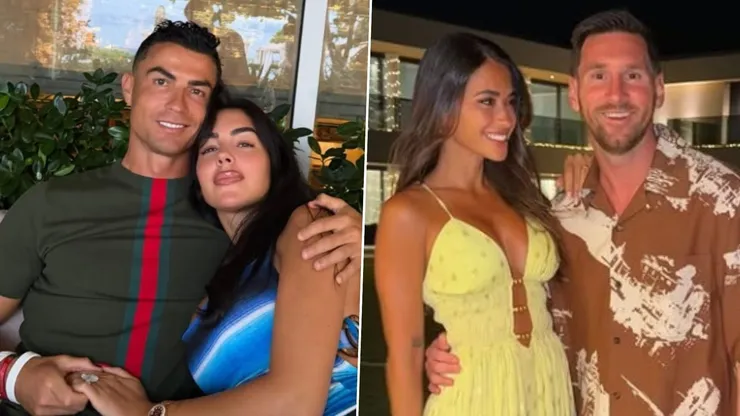 La pareja de CR7 le dio un regalo a la esposa de Messi.