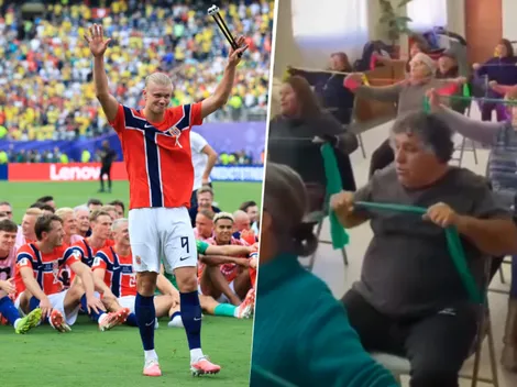 Video: Abuelitos de Talcahuano se suman al viral de Noruega en el Mundial