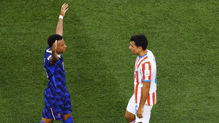 Mbappé le celebró en la cara a los franceses.