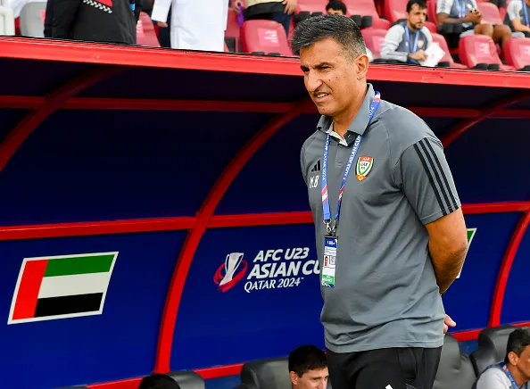 Marcelo Broli tomó el mando de la Sub 23 de Emiratos Árabes Unidos, donde dirigió 21 partidos. Salió de ese cargo en enero de este año. (Noushad Thekkayil/NurPhoto via Getty Images).