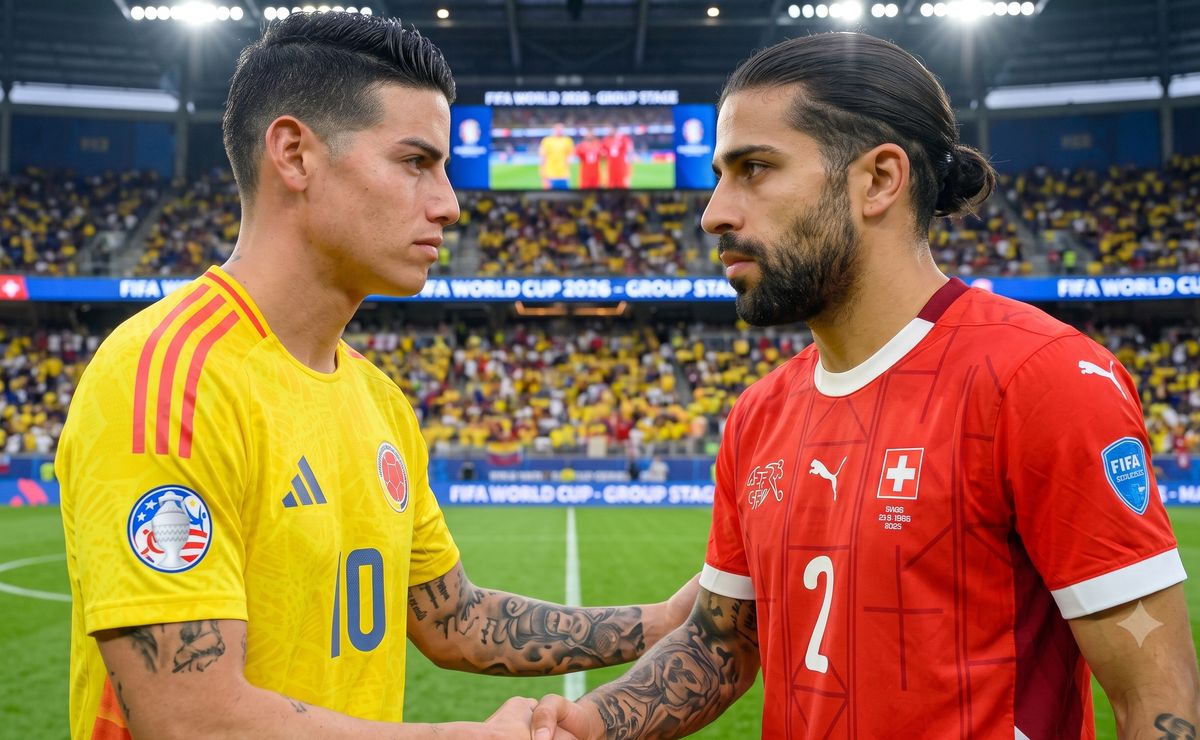Colombia vs. Suiza: A qué hora y dónde ver EN VIVO y por TV el Mundial 2026