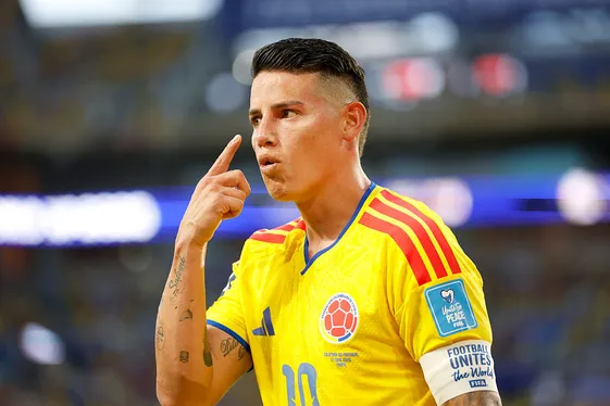 James llega como una de las principales figuras de Colombia para enfrentar a Suiza – Getty