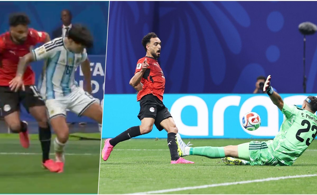 Argentina se salva: El VAR invalida segundo gol de Egipto por “pisotón”