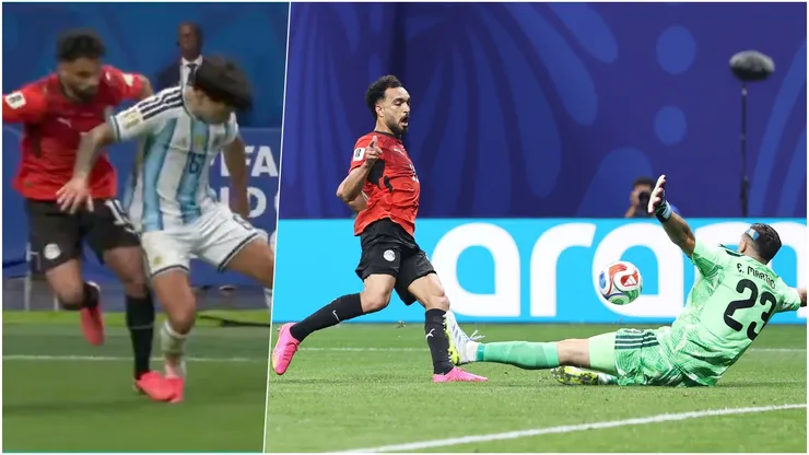La jugada polémica contra Argentina que invalidó gol de Egipto.