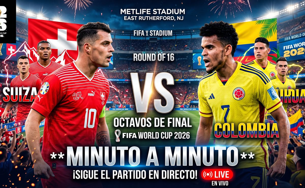 Suiza vs Colombia, Mundial 2026 – Resultado, minuto a minuto y dónde ver partido de octavos de final